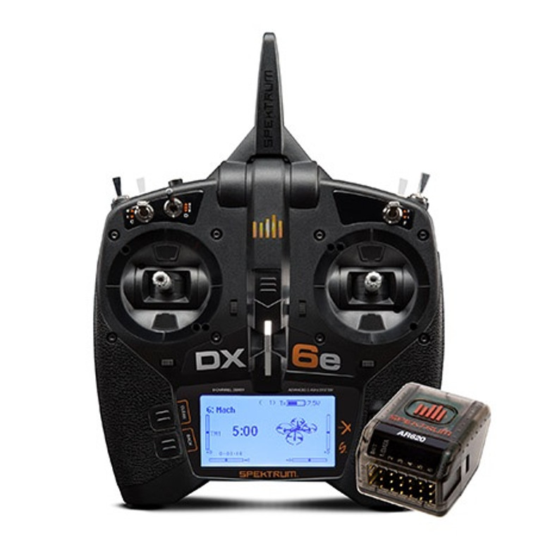 Spektrum #SPM6655 DX6e 6-Channel DSMX Transmitter w/AR620 RX