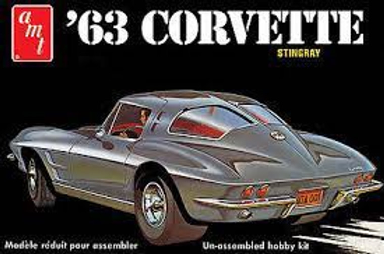 AMT #861 1/25 1963 Chevy Corvette Stingray