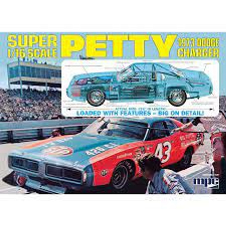 MPC #938 1/16 1973 Dodge Charger-Richard Petty