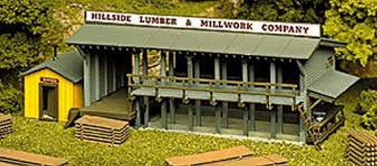 Atlas # 750 HO Lumber Yard and Office Buildings Kit