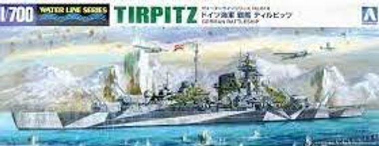 Aoshima #4606 1/700 German Battleship 'Tirpitz'