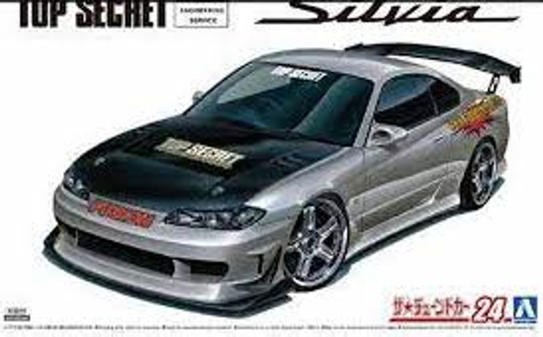 Aoshima #5874 1/24 1999 Nissan Silvia S15-Top Secret