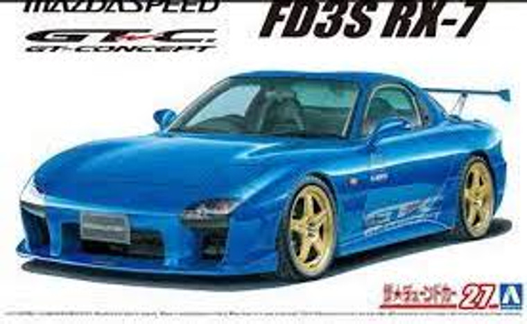 Aoshima #6147 1/24 1999 Mazda FD3S RX-7 GT Concept