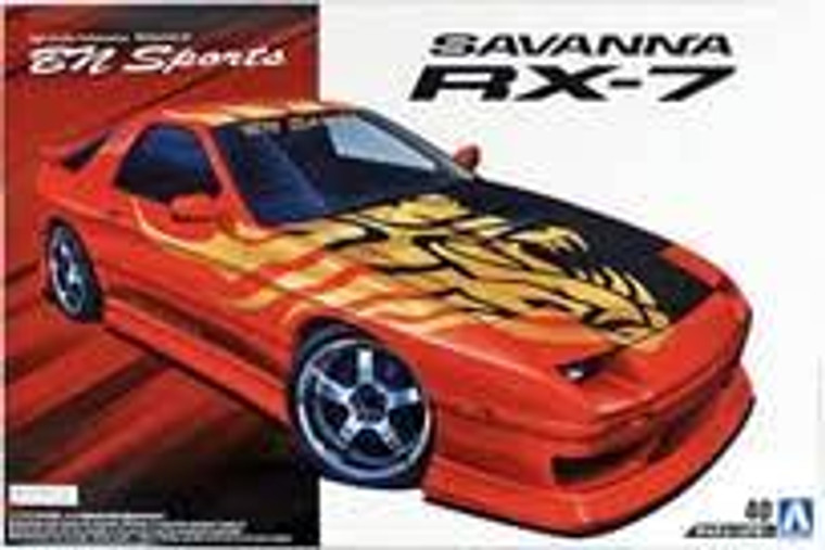 Aoshima #6150 1/24 1989 Mazda FC3S RX-7 Savanna-BN Sports