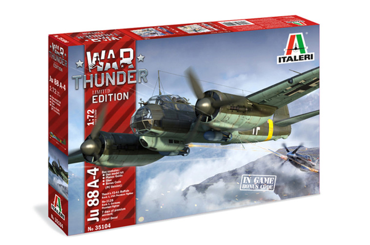 Italeri #35104   1/72 JU88 A-4  War Thunder Edition