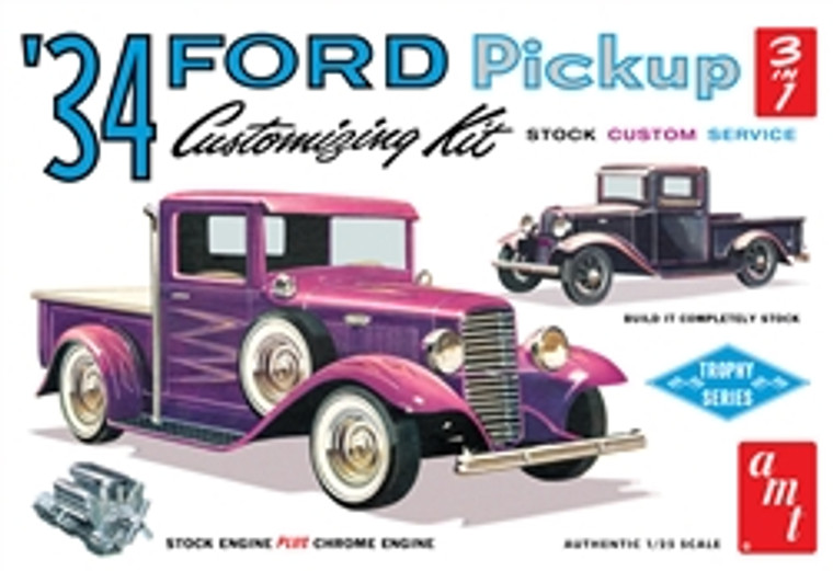 AMT #1120 1/25 1934 Ford Pickup Customizing Kit