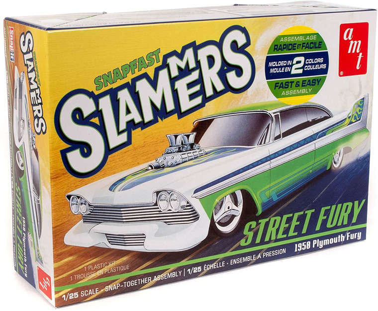 AMT #1226 1/25 Snap Together 1958 Street Fury Plymouth