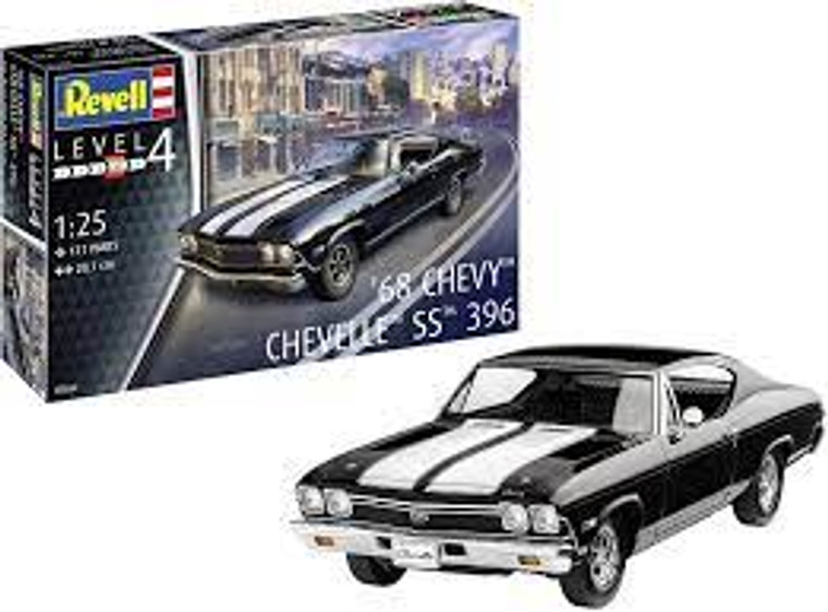 Revell #7662 1/25 1968 Chevy Chevelle SS 396