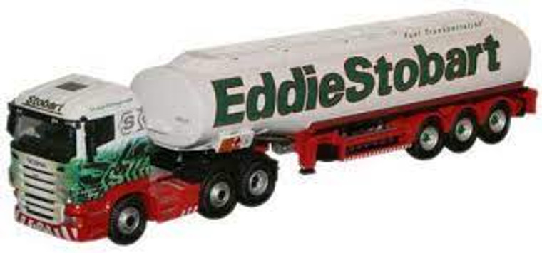 Oxford #STOB013 1/76 Scania Highline Tanker-Eddie Stobart