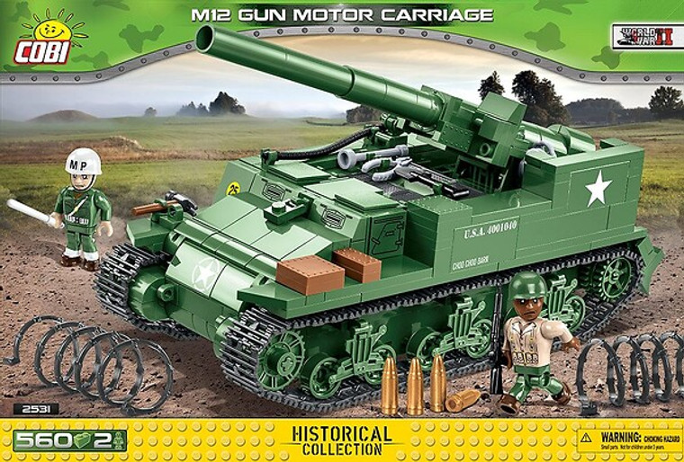 Cobi #2531 M12 Gun Motor Carriage-560 pces