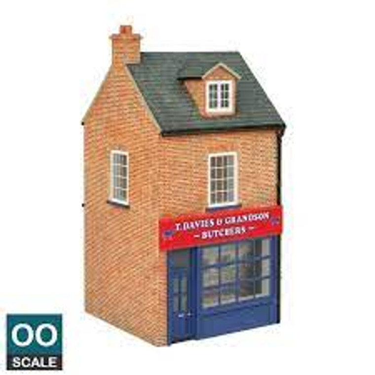 Hornby #R7288 OO Butchers Shop-T.Davies &Grandson