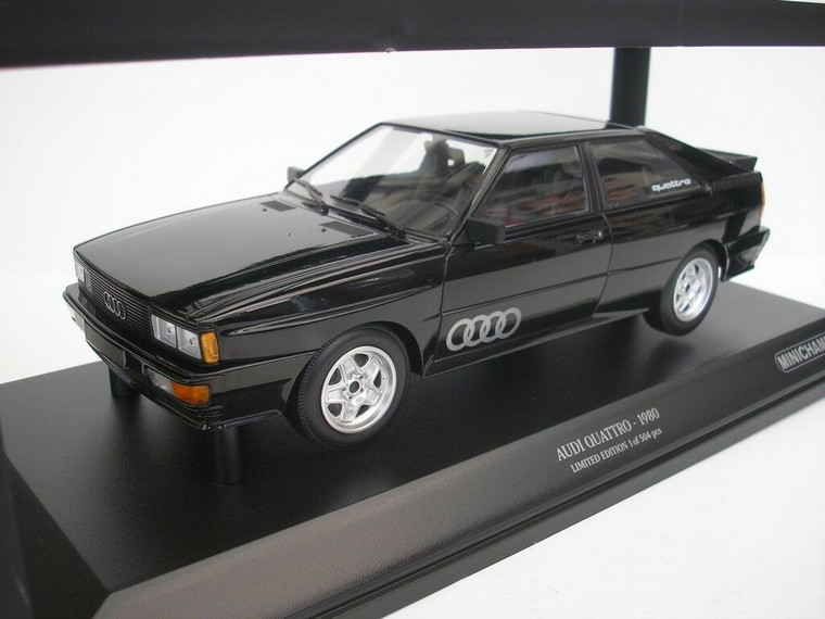 Minichamps #155026121 1/18 1980 Audi Quattro (Black)
