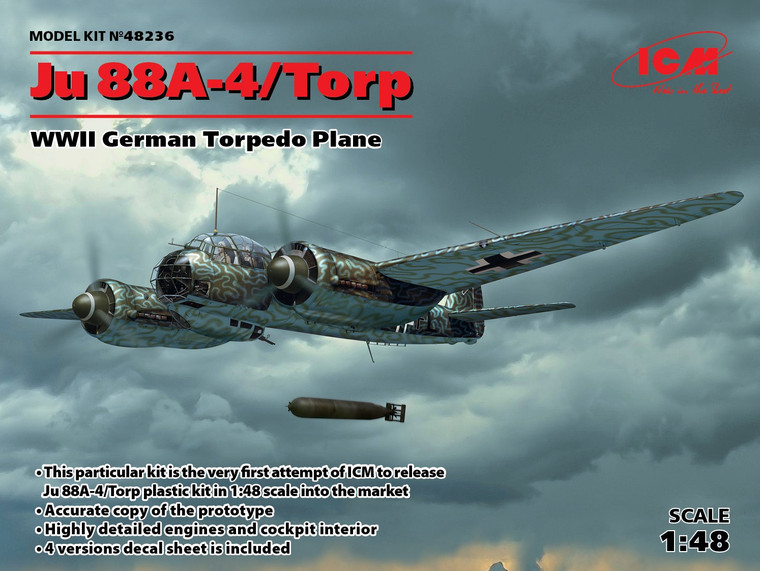 ICM #48236 1/48 Ju88A-4 Torp/A-17