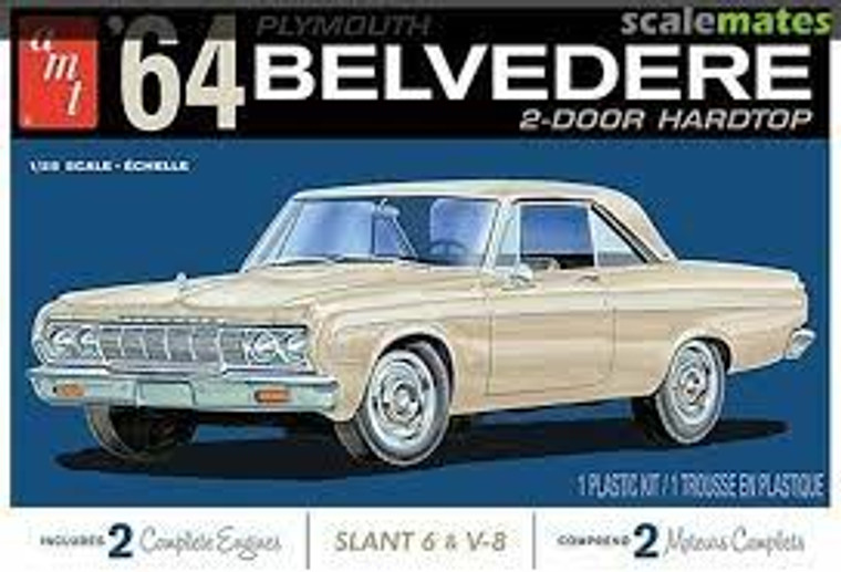 AMT #1188 1/25 1964 Plymouth Belvedere 2 Door Hardtop