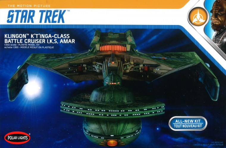 Polar Lights #0950 1/350 Star Trek Klingon Battle Cruiser