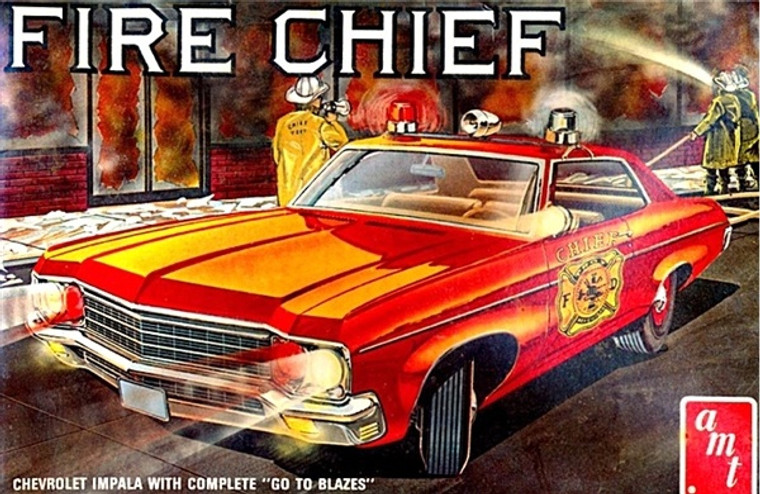 AMT #1162 1/25 Chevy Impala Fire Chief