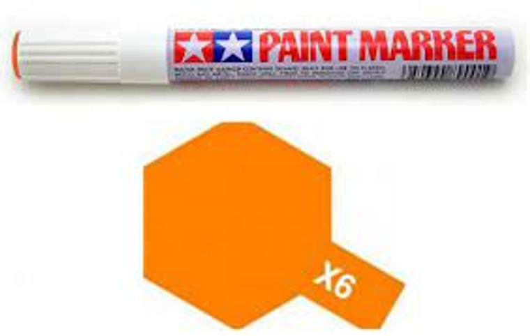 Tamiya #89006 Paint Pen-X6 Gloss Orange