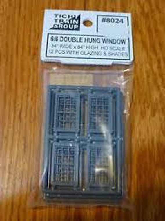 Tichy Train Group #8024 HO 6/6 Double Hung Window