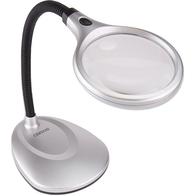 Carson #LM-20 DeskBrite 200 LED Light and Magnifier and Desk Lamp