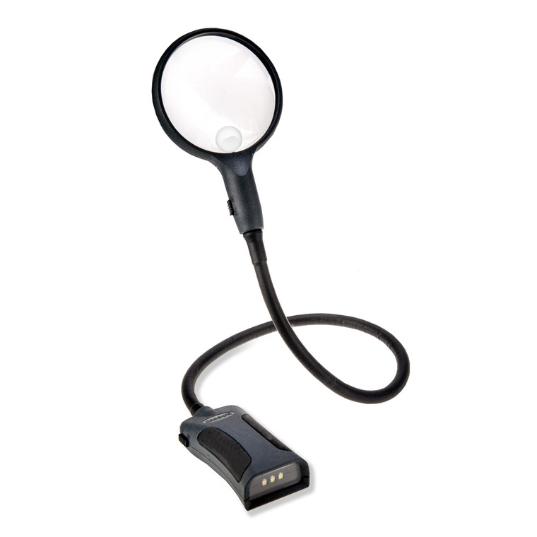 Carson #SM22 BoaMagLED Flexible Neck Magnifier/Flashlight