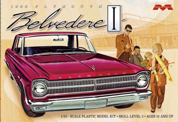 Moebius Models #1218 1/25 1965 Plymouth Belvedere