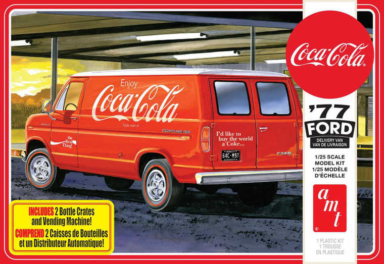 AMT# 1173 1/25 1977 Ford Delivery Van (coke)