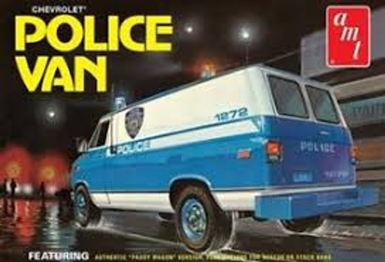 AMT# 1123 1/25 Chevrolet Police Van NYPD