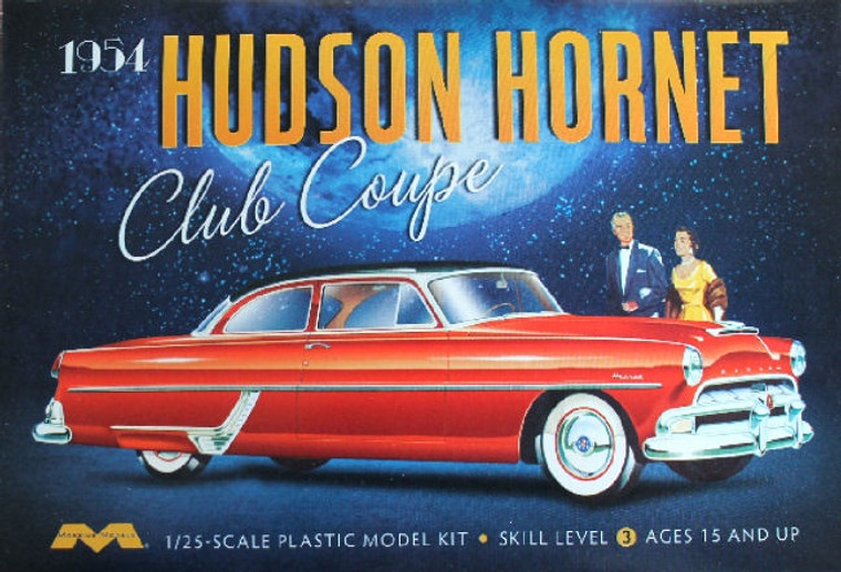 Moebius Models #1213 1/25 1954 Hudson Hornet Club Coupe