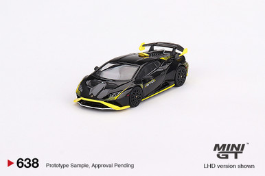 Mini GT #MGT00638 1/64 Lamborghini Huracán STO Nero Noctis - Bay