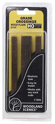 Woodland Scenics N Gauge Railroad Crossings – Choose Wood Plank Or Steel Plate (Unassembled Kit)