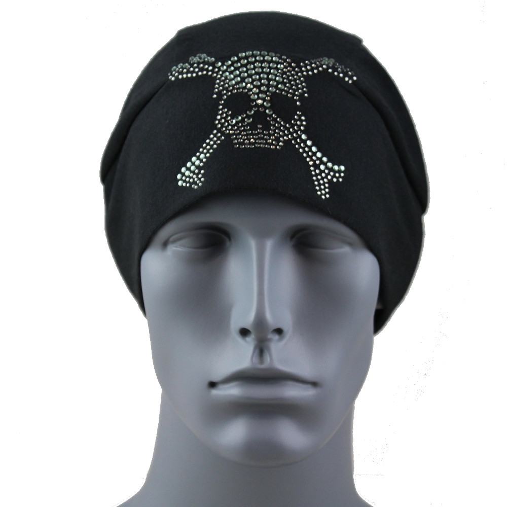 Black Diamond Rhinestone Skull & Crossbones Stretch TotalWrap