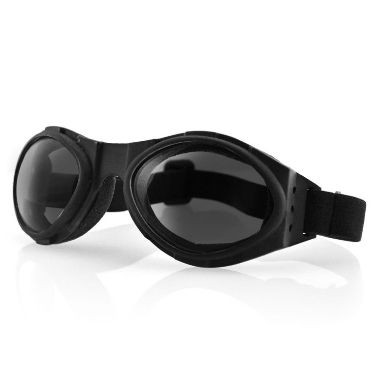 Goggles - Motorcycle - Bugeye - Black Frame - Smoked Lens