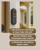 AIBASE 5MP AI WiFi Doorbell with Person, Loitering & Package Detection (Bundles with Security Camera System)