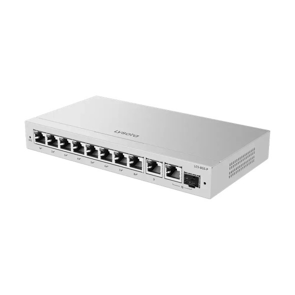 Lysora LCS-8GS-P 10-Port Gigabit Smart PoE+ Switch