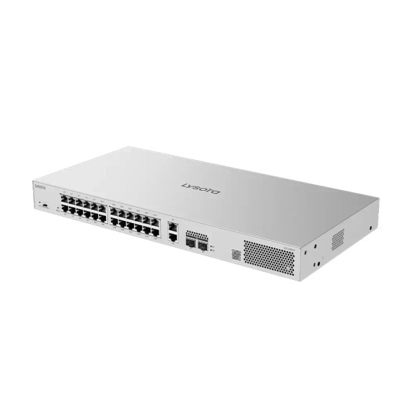Lysora LCS-24GS-P 28-Port Gigabit Smart PoE+ Switch