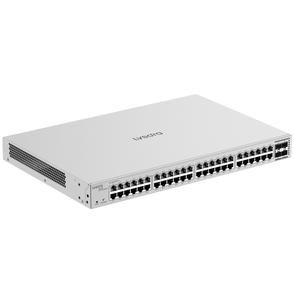 Lysora LS2-48GT4SFP-P 48-Port 10G Gigabit L2 Managed PoE+ Switch