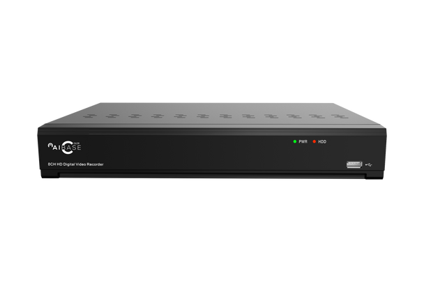 AIBASE 8 Channel 4K TVI/CVI/AHD/Analog eXtended Video Recorder XVR with 4 IP channels (NDAA Compliant)