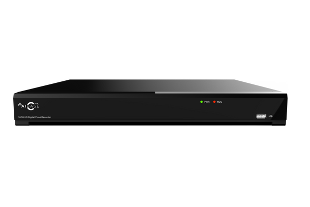 AIBASE 16 Channel 4K TVI/CVI/AHD/Analog eXtended Video Recorder XVR with 8 IP channels (NDAA Compliant)