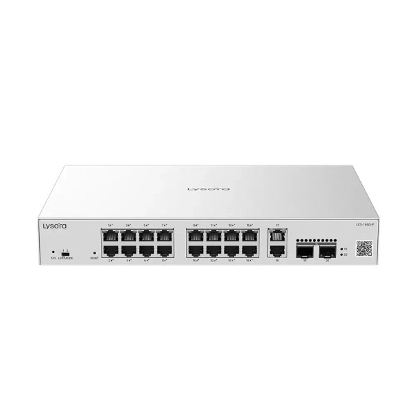 Lysora LCS-16GS-P 20-Port Gigabit Smart PoE+ Switch
