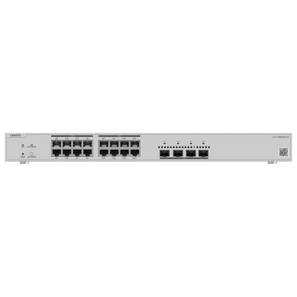 Lysora LS2P-16MG4XS-HP 16-Port Multi-Gigabit L2 Managed Switch, 4 x  SFP+ Uplink Ports