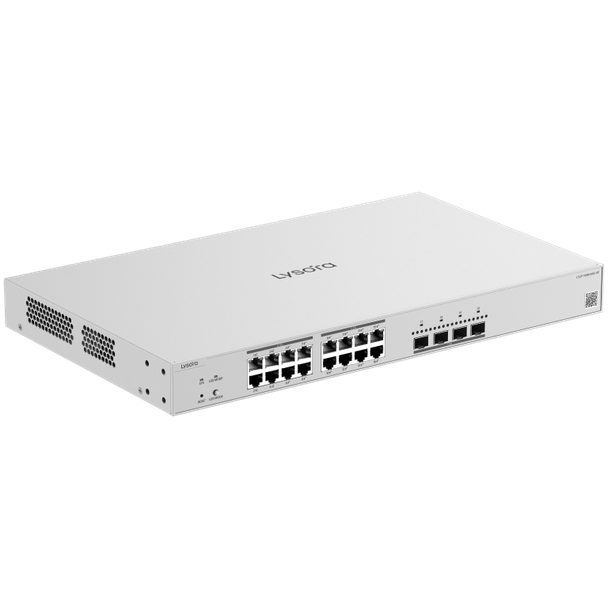 Lysora LS2P-16MG4XS-HP 16-Port Multi-Gigabit L2 Managed Switch, 4 x  SFP+ Uplink Ports