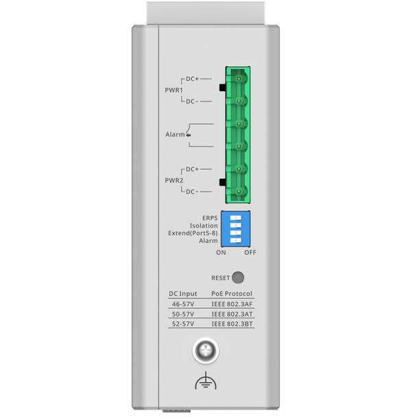Lysora LCST-8GT2SFP-HP 8-Port Industrial Cloud Managed PoE Switch with 2 x SFP Ports