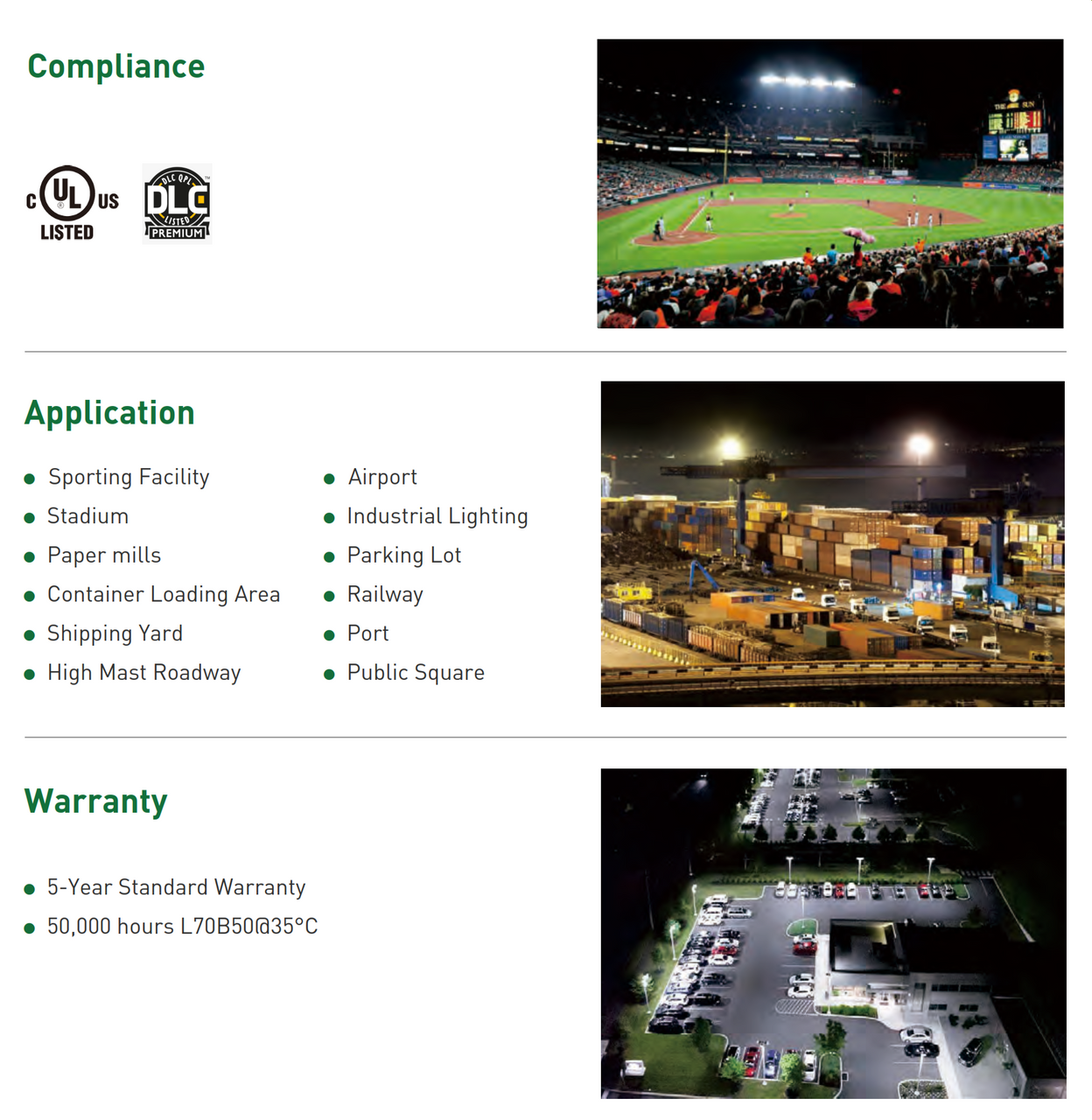 Series VM-SP  LED SPortslighter