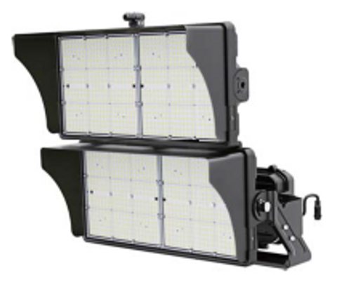 V.E.'s square court light VSL05 is different from the round court light in appearance, VSL05 is more suitable for stadium lighting with higher lighting requirements. Precision designed optics with high output and high efficiency provide effective illumination covering the entire stadium in all directions, ensuring uniformity of illumination and providing excellent and comfortable illumination.