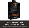 Decibullz Custom Molded Percussive Shooting Filter Ear Plugs