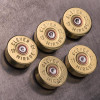 12 GAUGE REAL BULLET MAGNETS - BRASS (5 PER PACK)