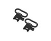 HQ Outfitters QD Sling Swivels, 1.25" Black