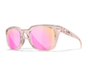 Wiley-X Ultra Captivate Polarized Rose Gold Lens Gloss Crystal Frame