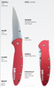 Kershaw Leek - Aluminum Red