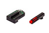 HI-VIZ® FASTDOT™ H3 Tritium/Fiber Optic Glock MOS Sight Set